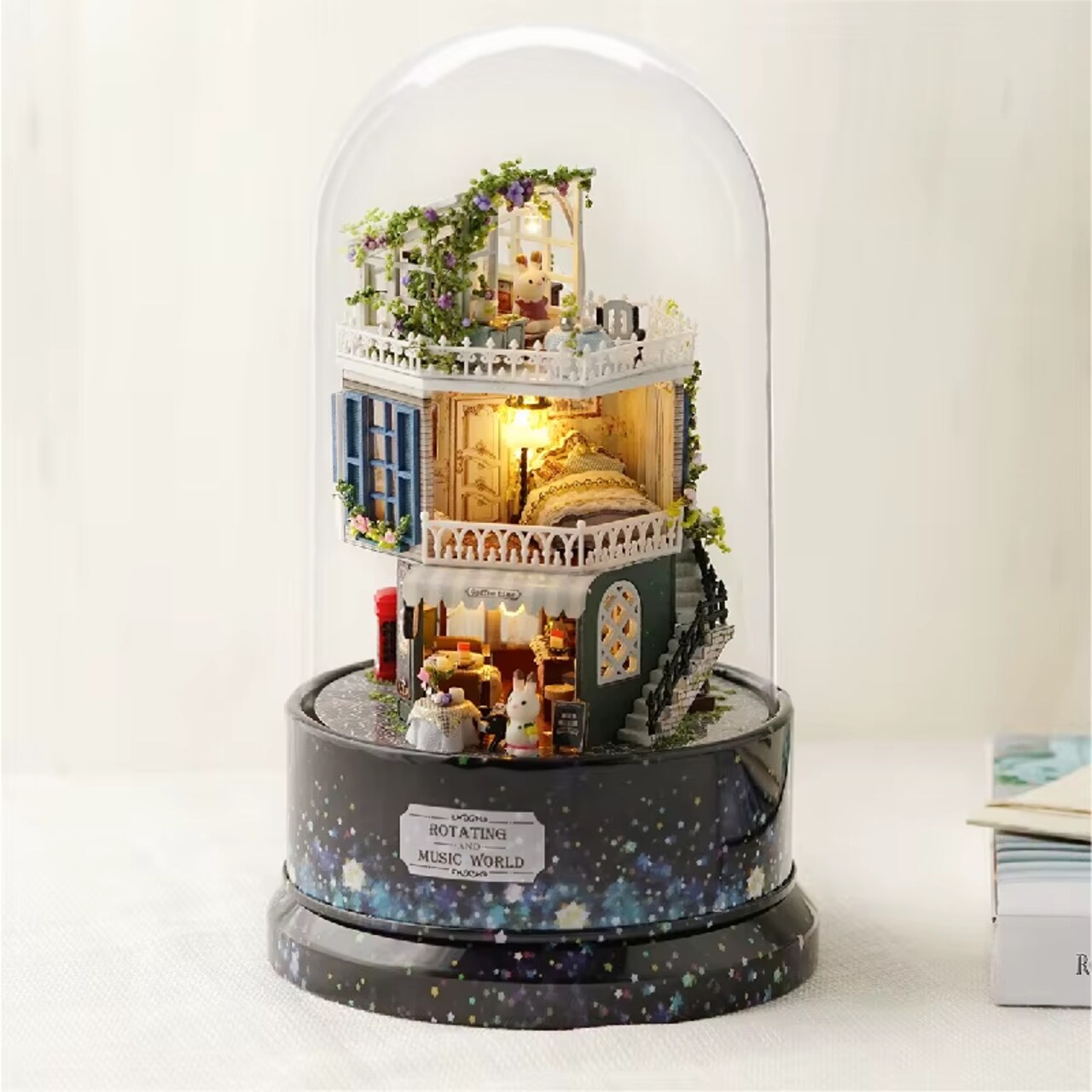 Miniature Wizardi Roombox Kit - Look For A Star Dollhouse Kit
